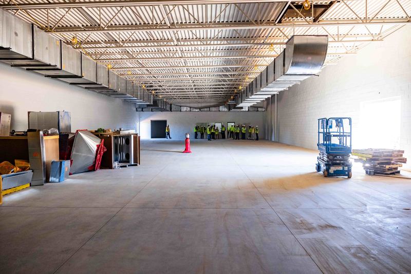Firing Range Inside the Future Public Safety Training Center