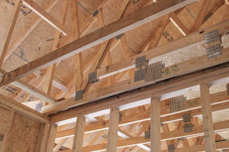Image showing roof and ceiling support beams