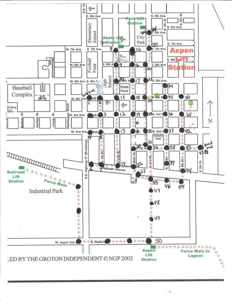 Sewer Cleaning Map 081225