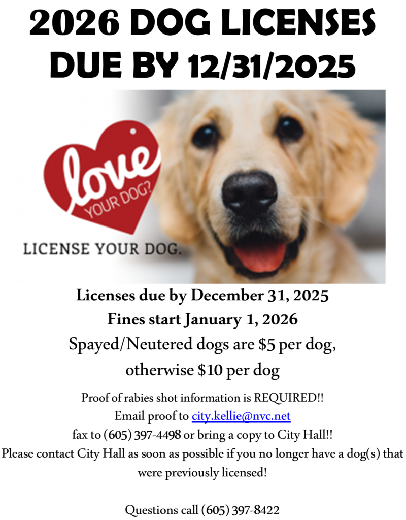 2026 Dog License Ad