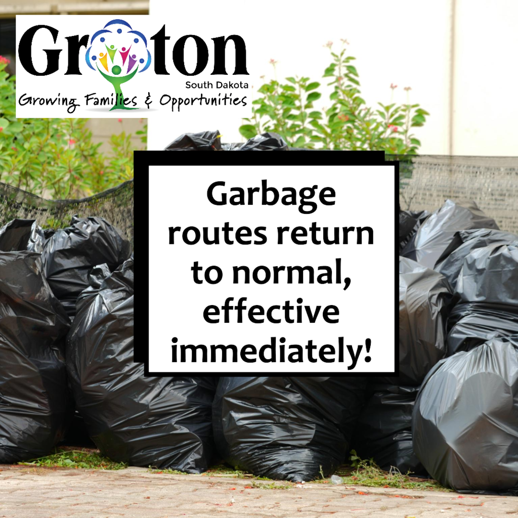 Garbage back to normal!