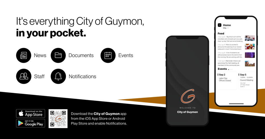 City of Guymon's new app picture