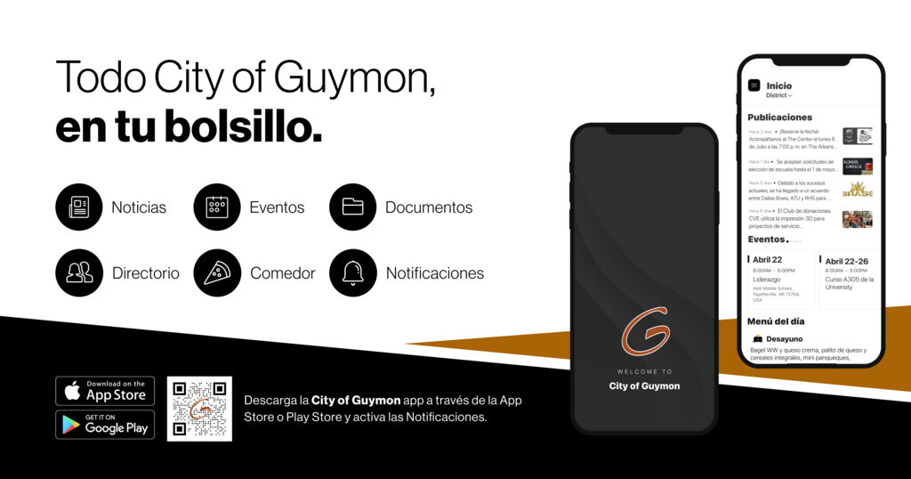 City of Guymon's new app picture - Spanish