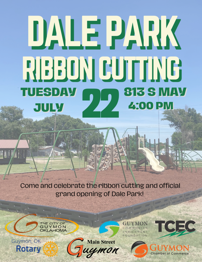 Dale Park Ribbon Cutting Flyer