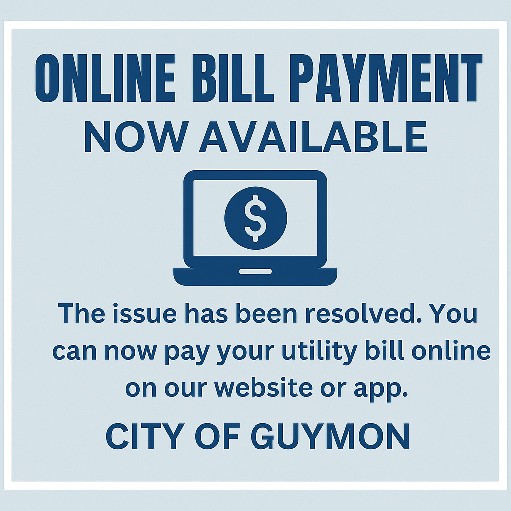 online bill payment now available