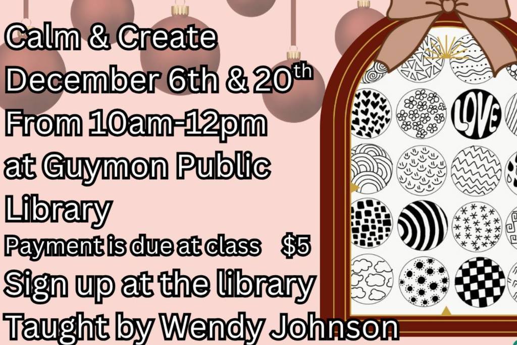 Calm and Create at the Library