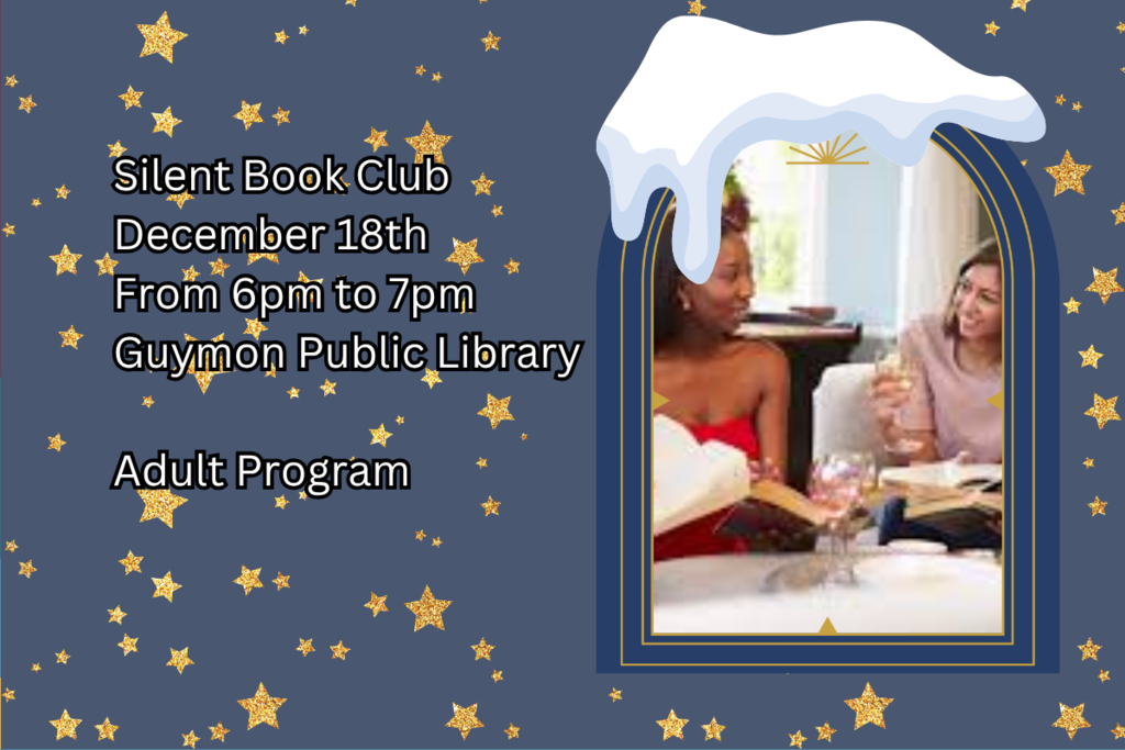 Silent Book Club December at the Guymon Public Library
