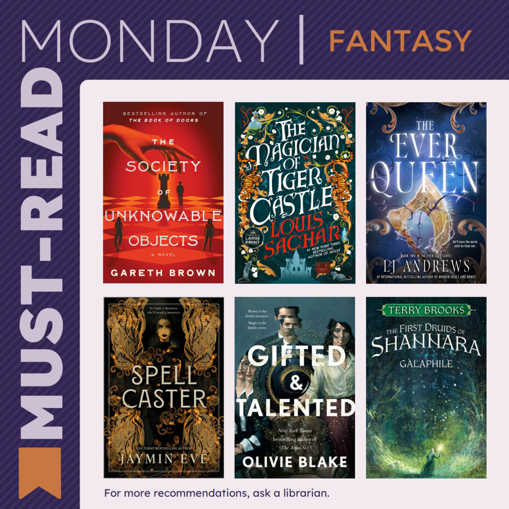Must Read Monday fantasy books