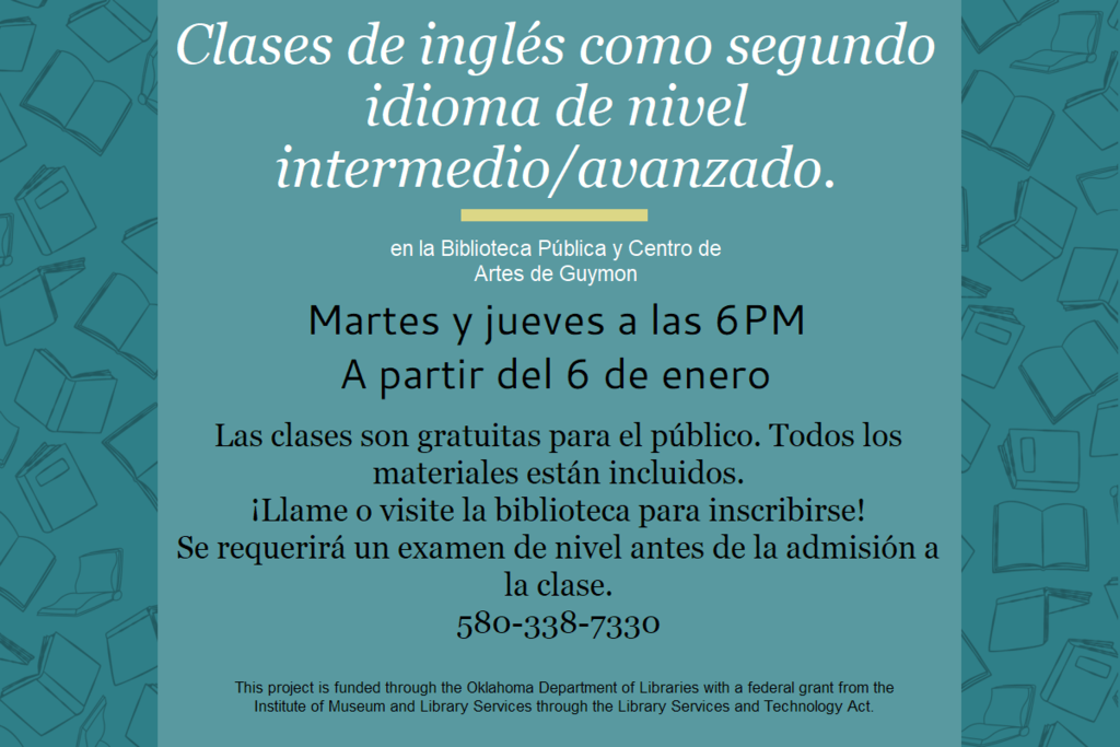 Free ESL Classes at the library