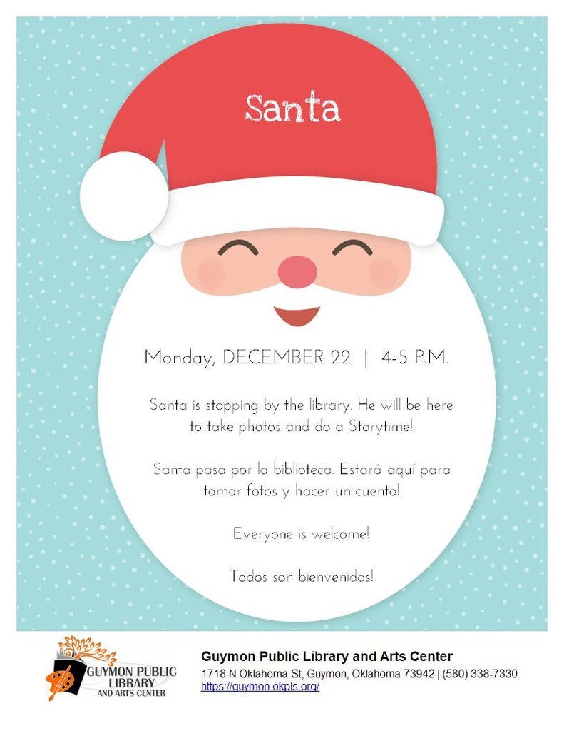 Santa storytime at the library