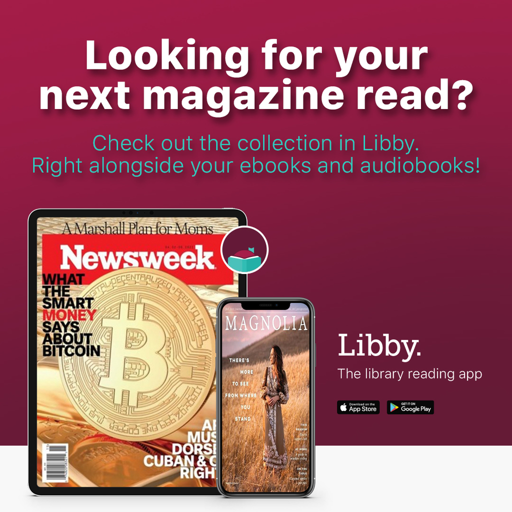 Magazines free on Libby with your Guymon Public Library card