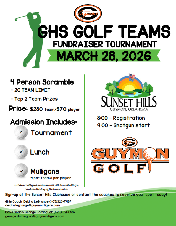 GHS Tournament Flyer