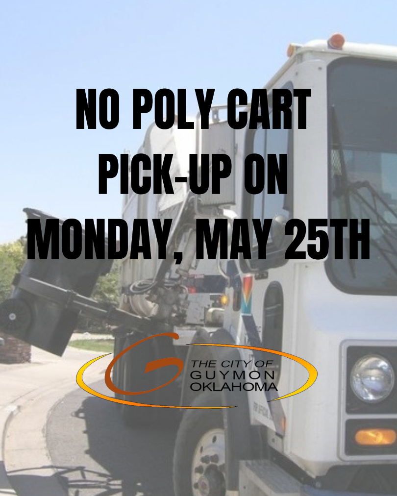 No poly cart sign