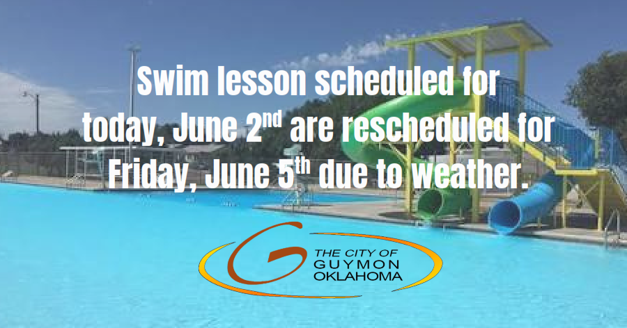 Swim lessons flyer