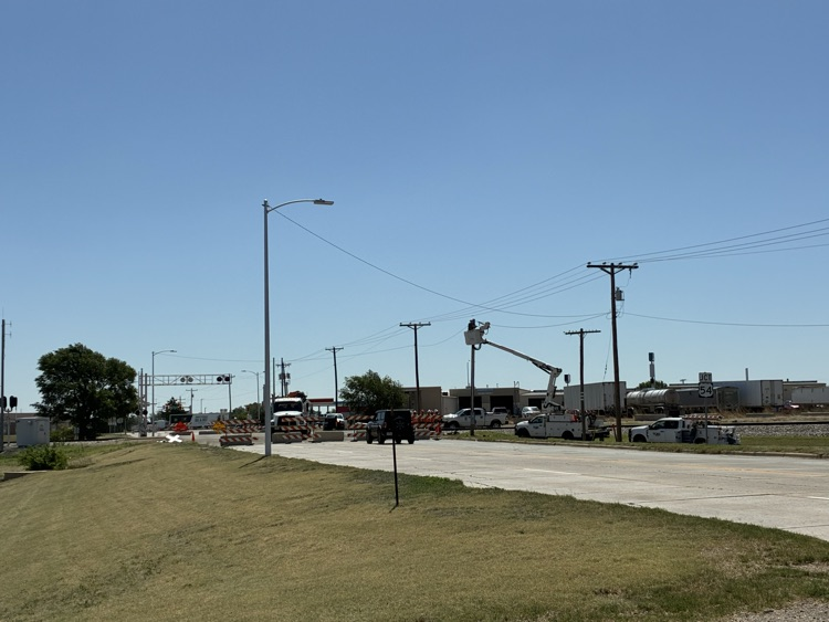 Railroad Crossing on Hwy 54 and 12th