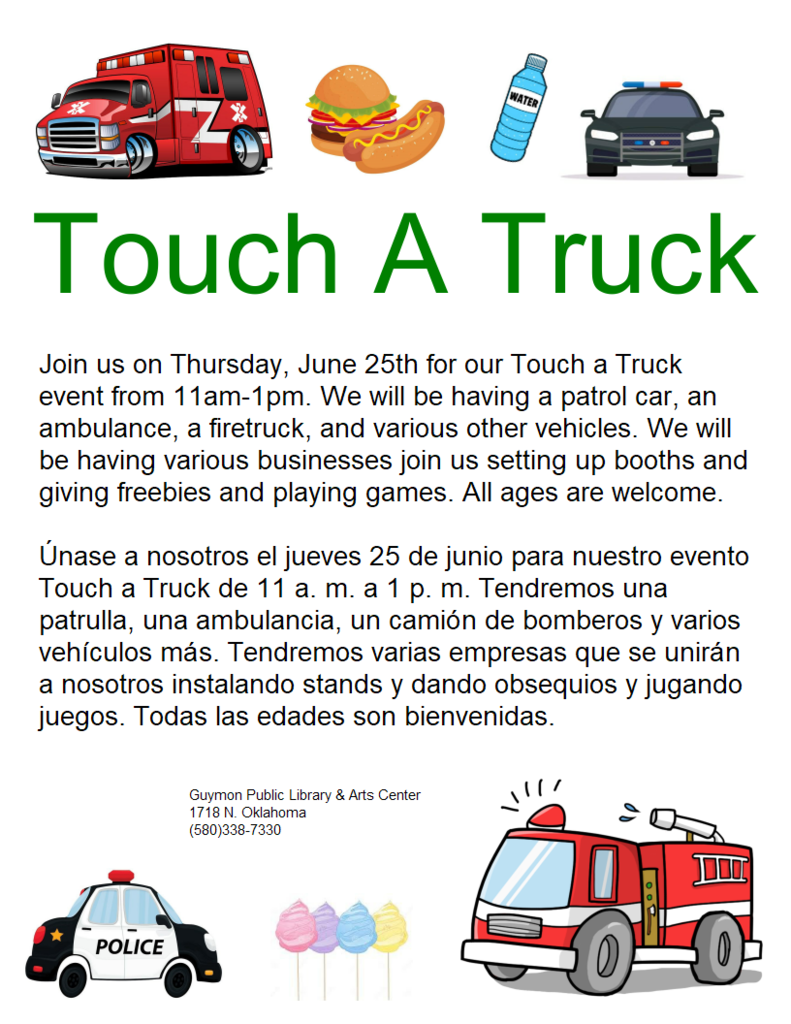 Touch a Truck Flyer