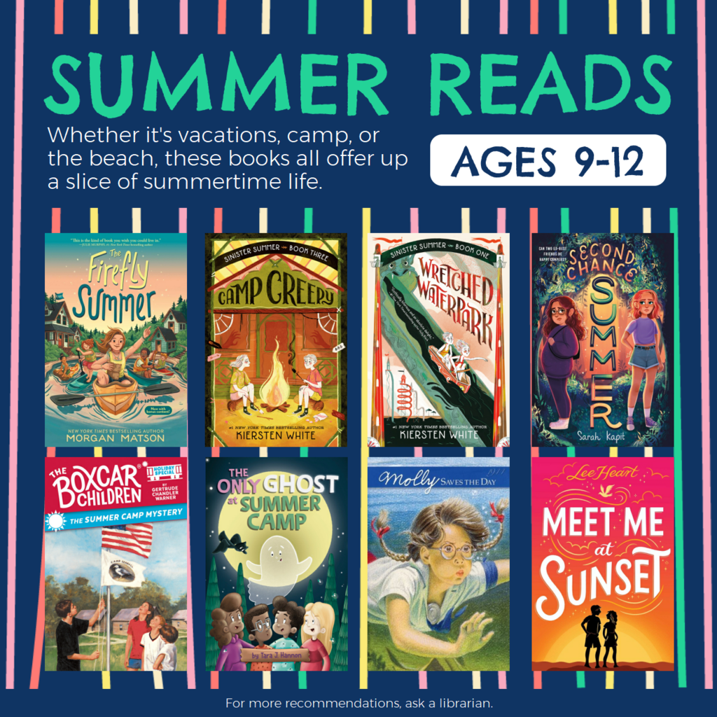 Summer Reads Ages 9-12
