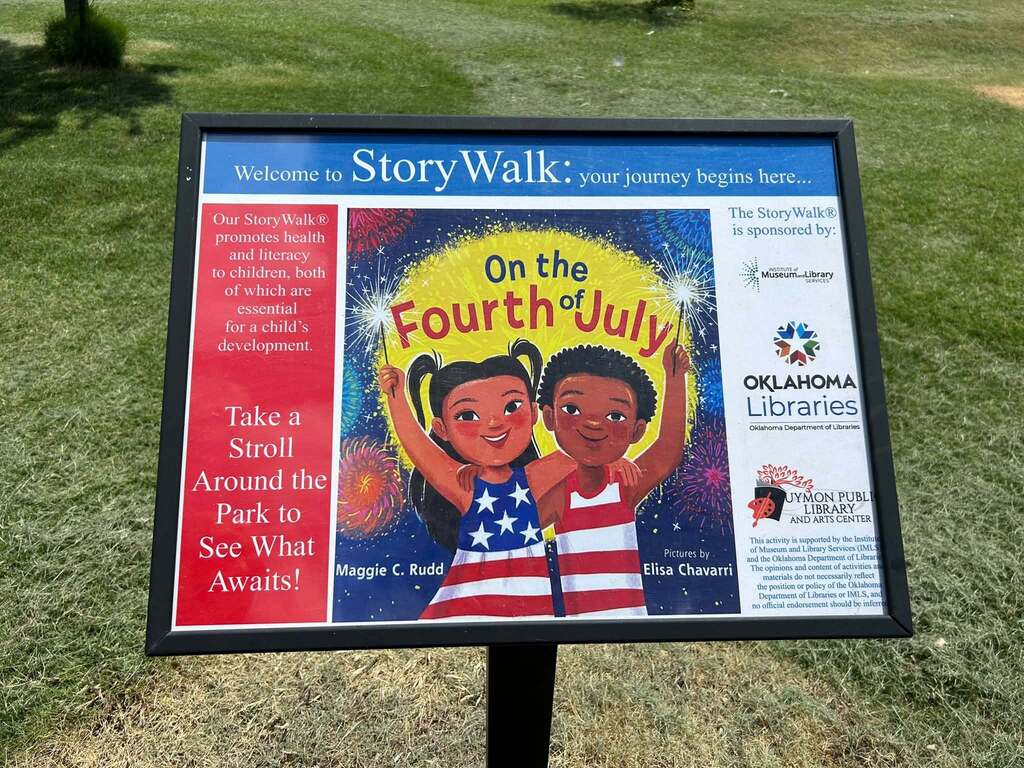 On the Fourth of July StoryWalk
