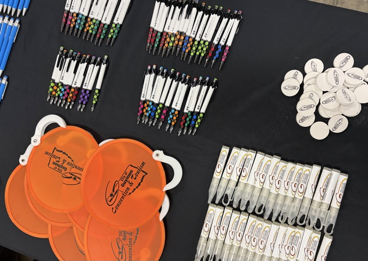Pens, fans, etc.