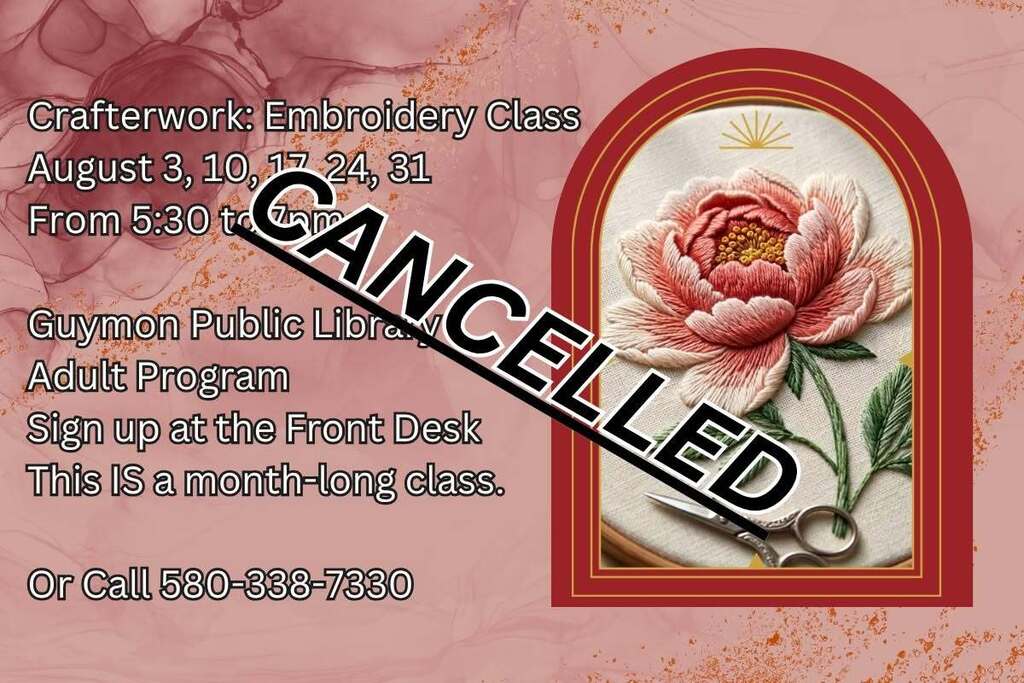 Canceled class at the library