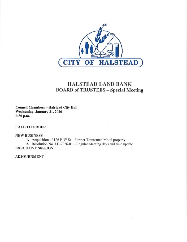 HALSTEAD LANK BANK 1