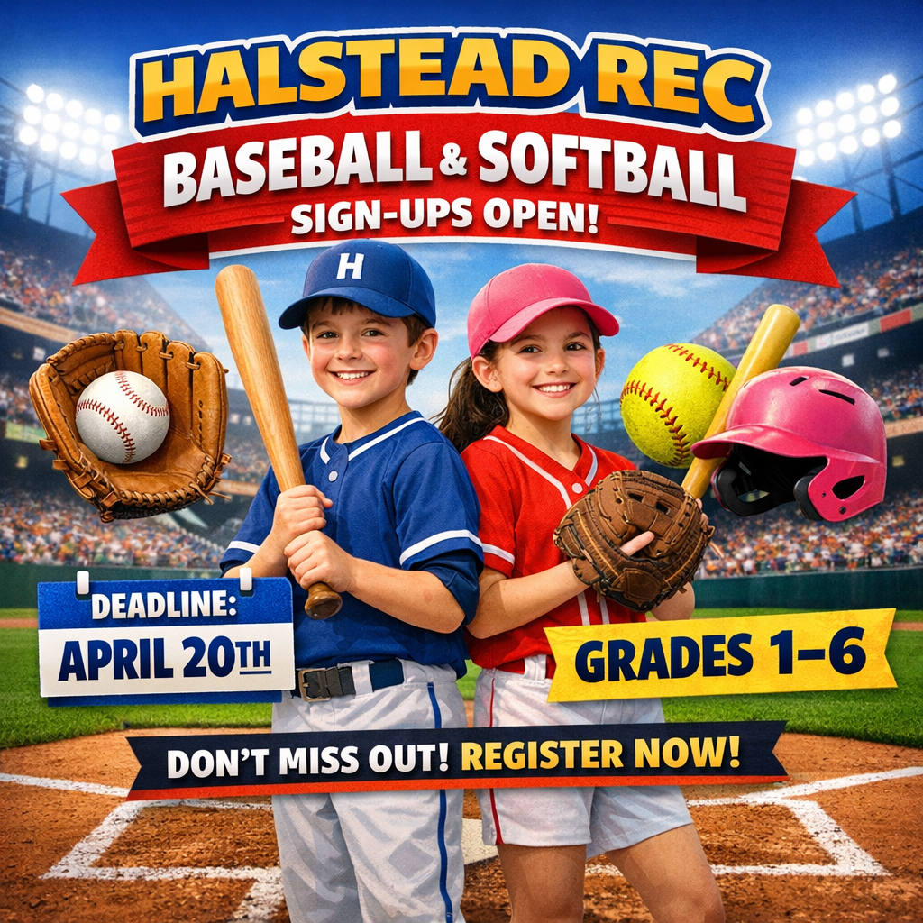 halstead baseball and softball sign ups open