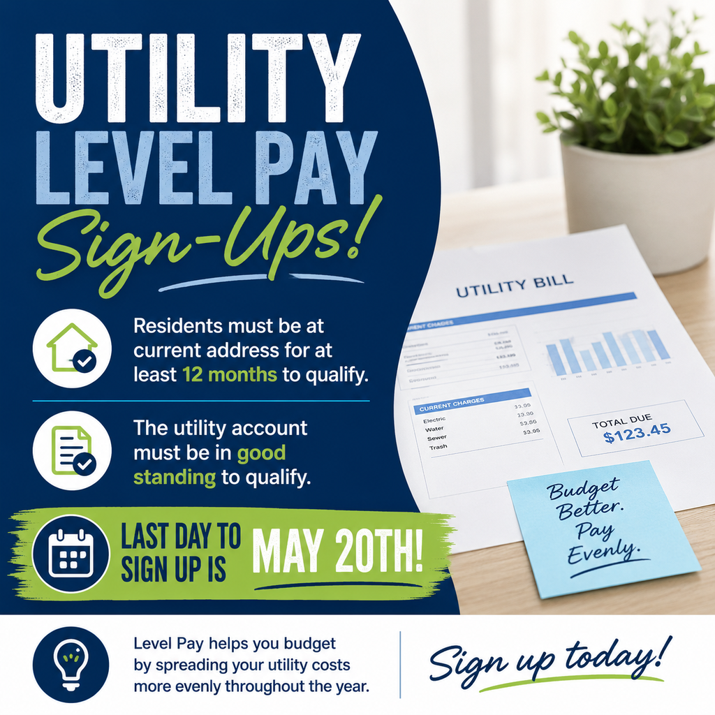 utility bill level pay sign ups