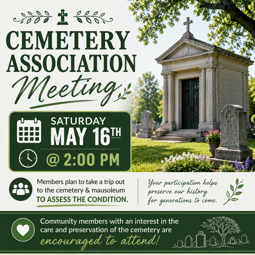 Cemetery Association Meeting