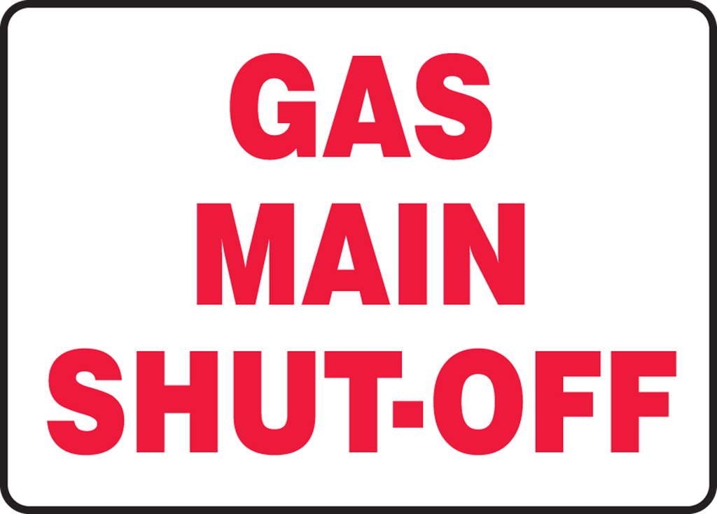 gas main shut off