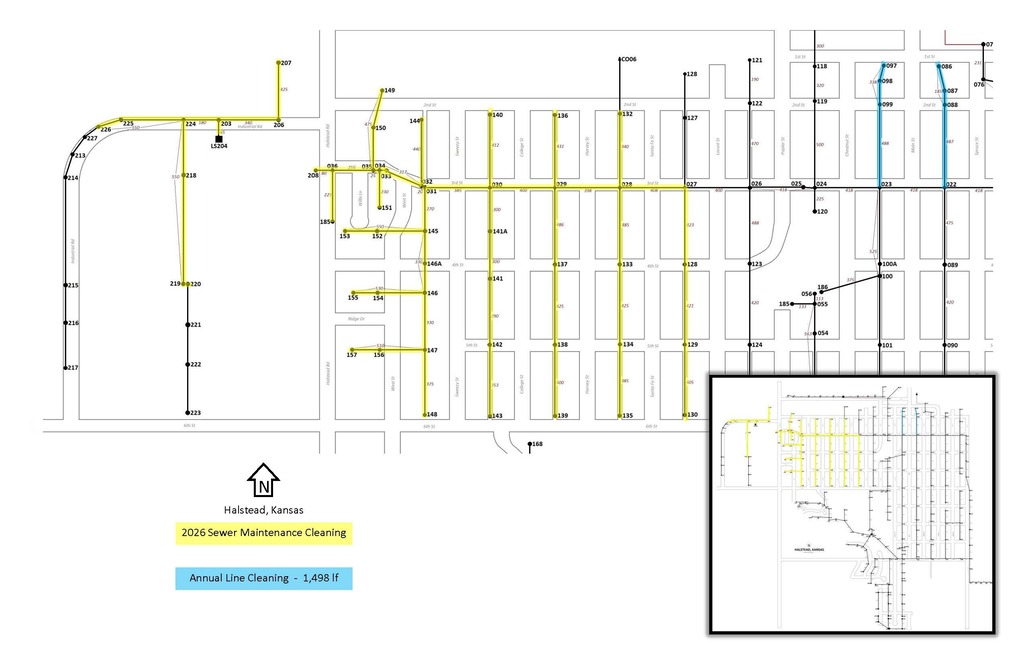 Sewer Cleaning Map 2026