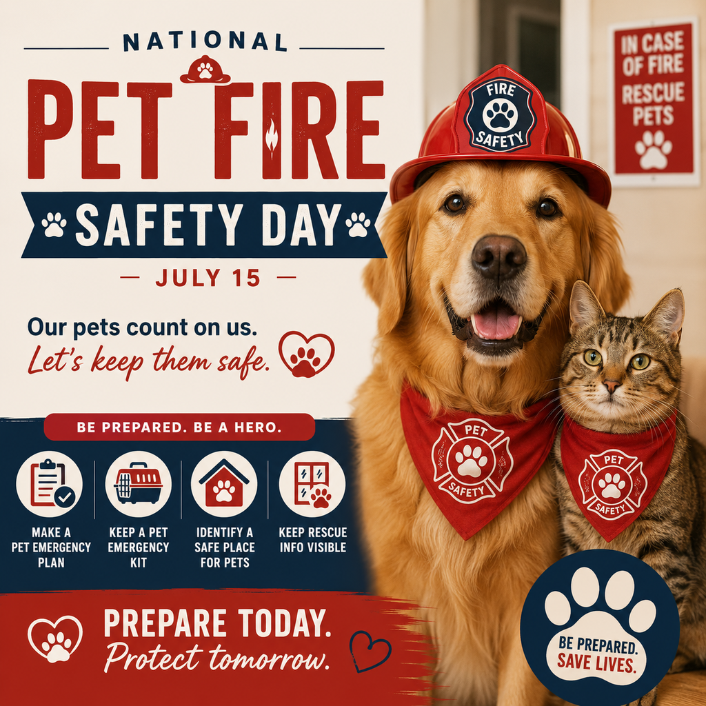 national pet fire safety day