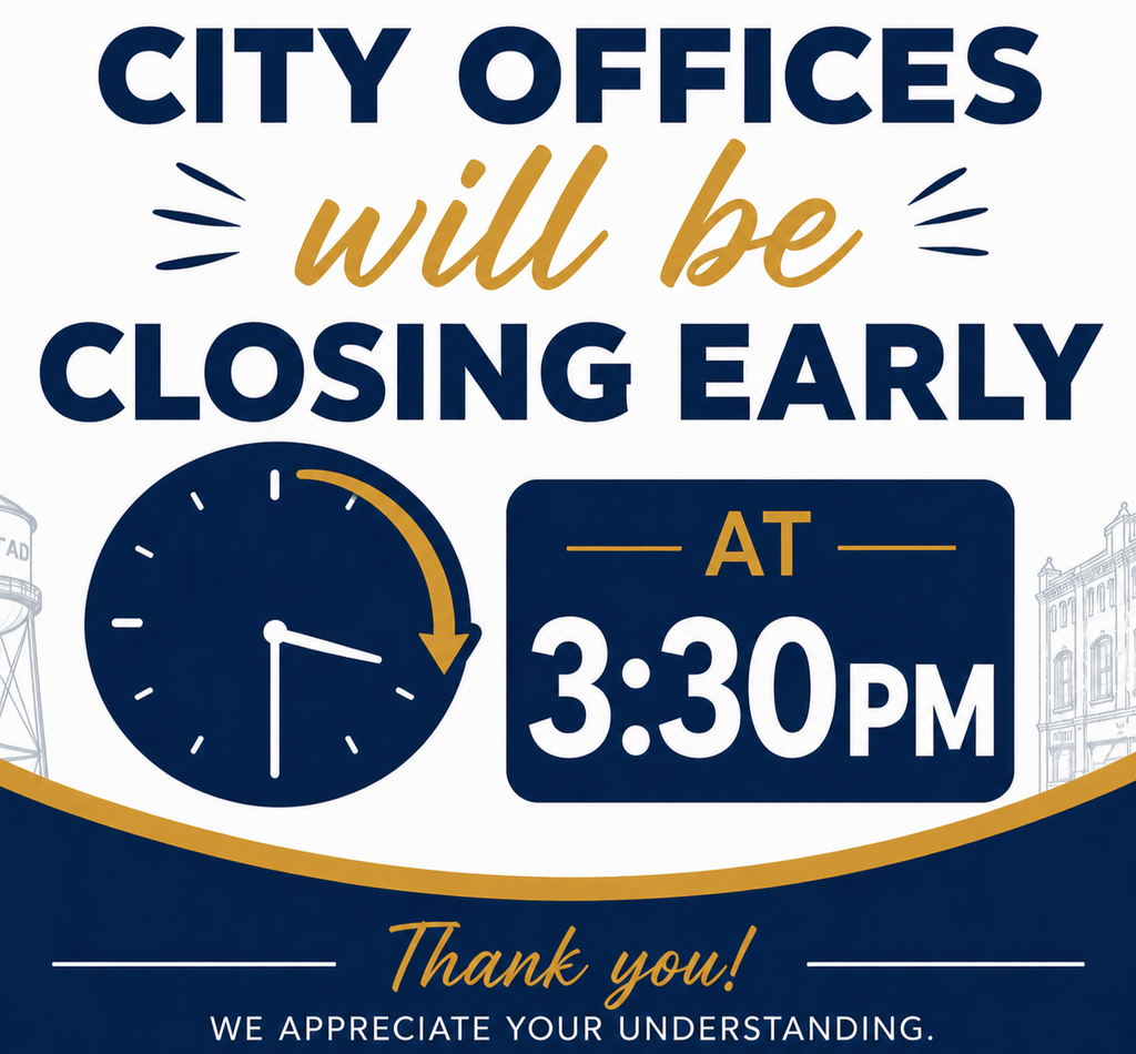 CITY HALL CLOSING EARLY