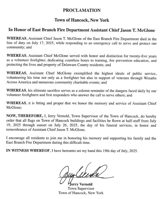 Proclamation
