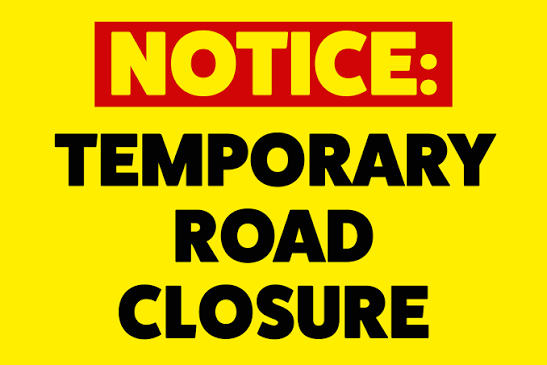 road closure notice
