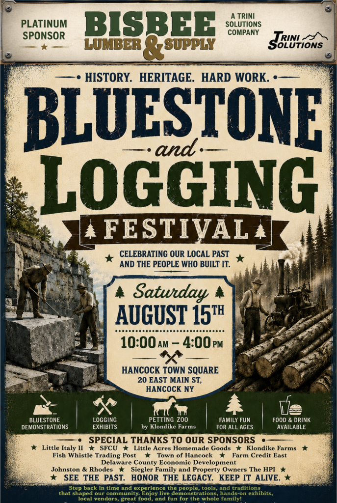 bluestone and logging festival