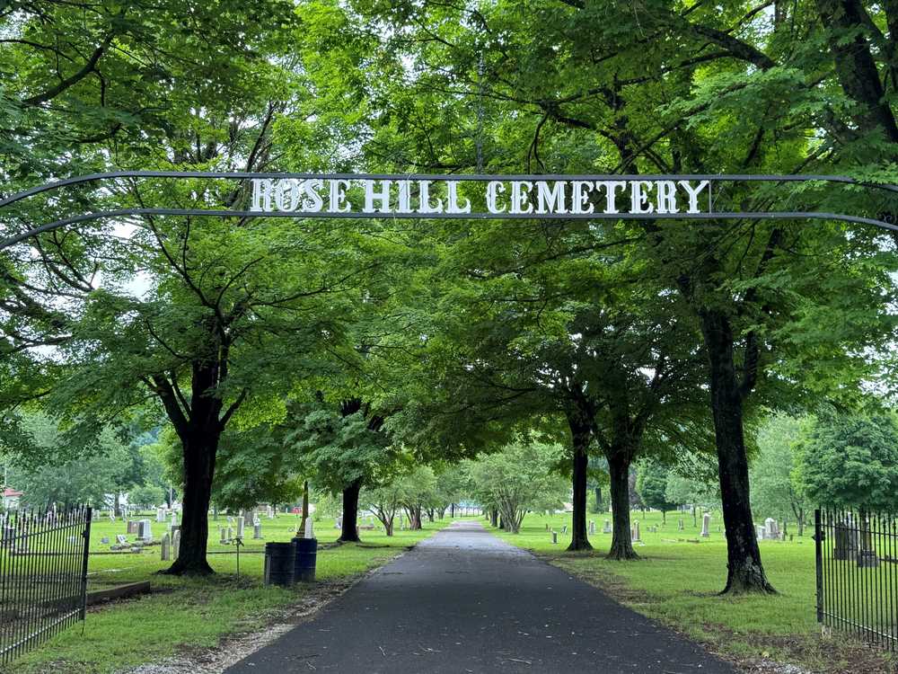Rose Hill Cemetery Entrance