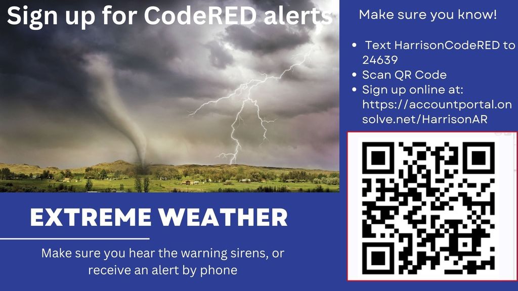 Sign up for CodeRED alerts.