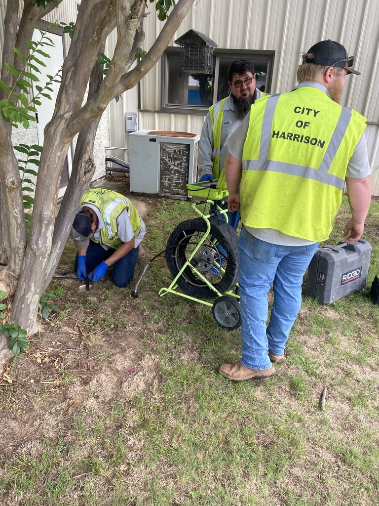 Sewer Dept. at the Youth Center