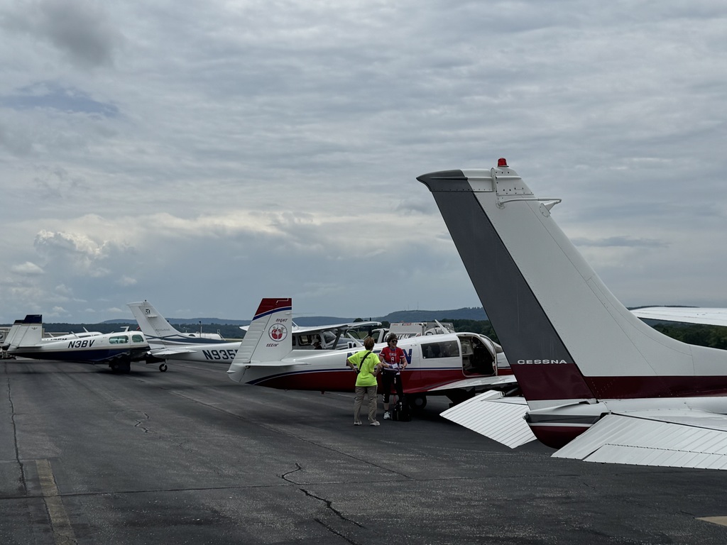 Approximately 40 planes will land.