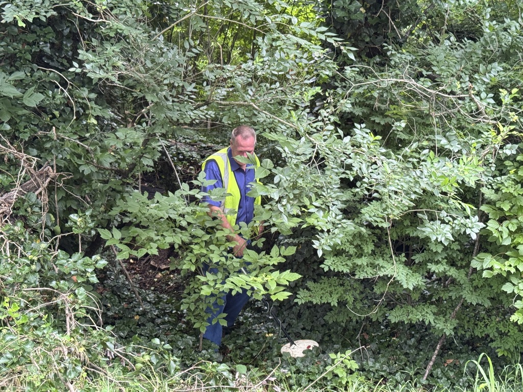 Searching for a manhole