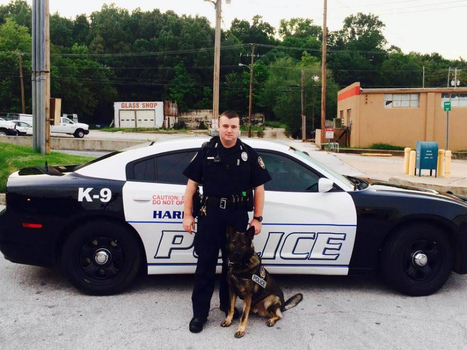 Officer John Morgan and K9 Jerry