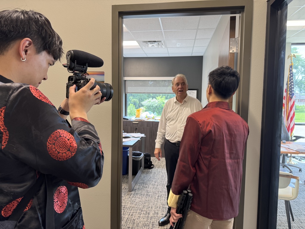 Ronald Chen, speaks Chinese to Mayor Jackson