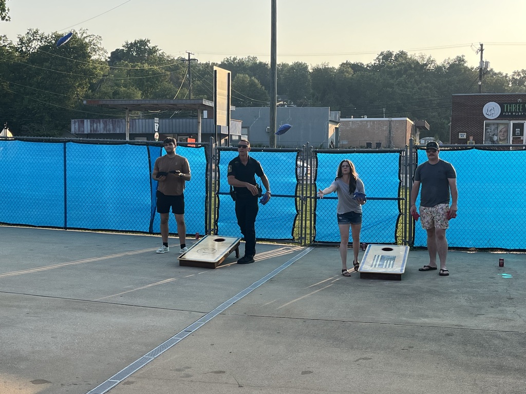 Police families played games