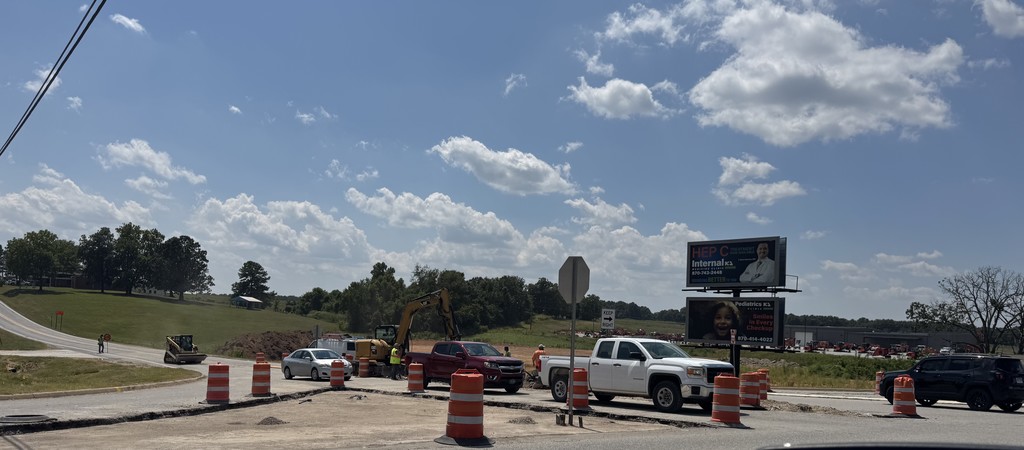 Airiport Drive construction