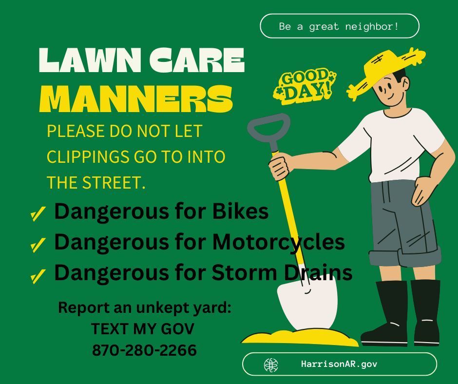 Lawn mowing manners