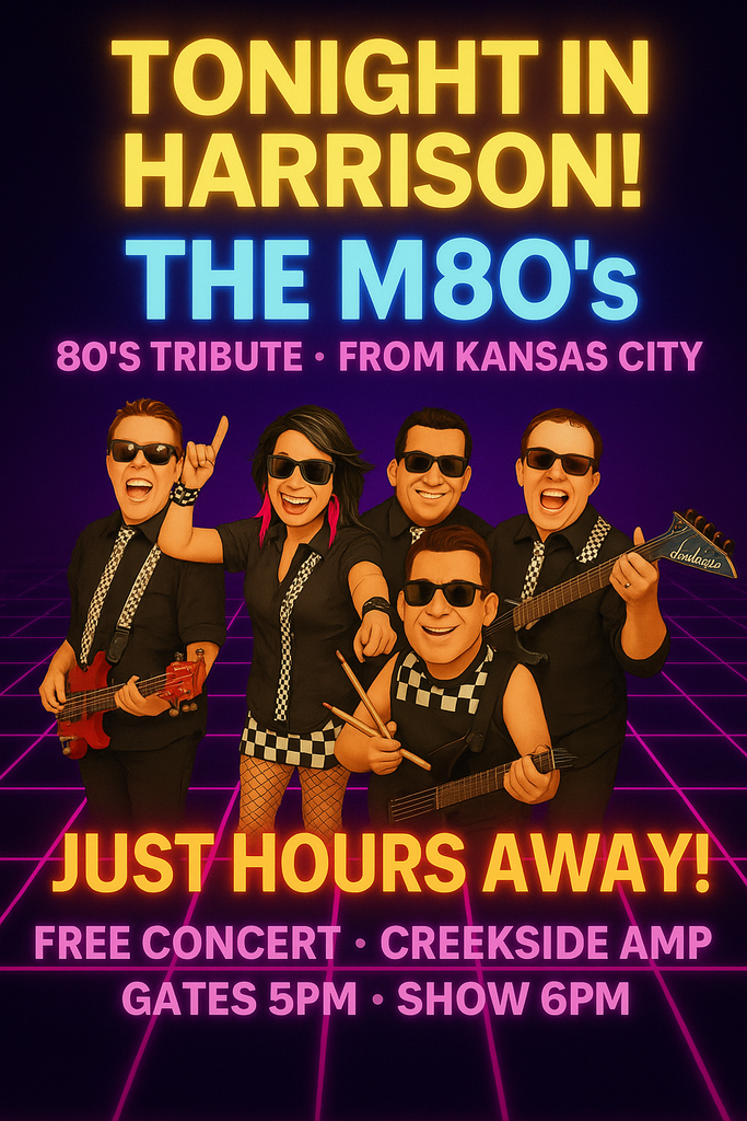 m80s just hours away at the creekside amp at 6pm