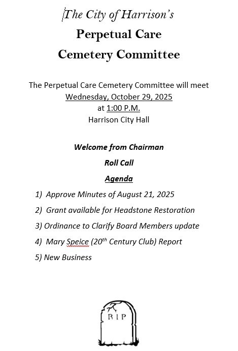 Perpetual Care Agenda