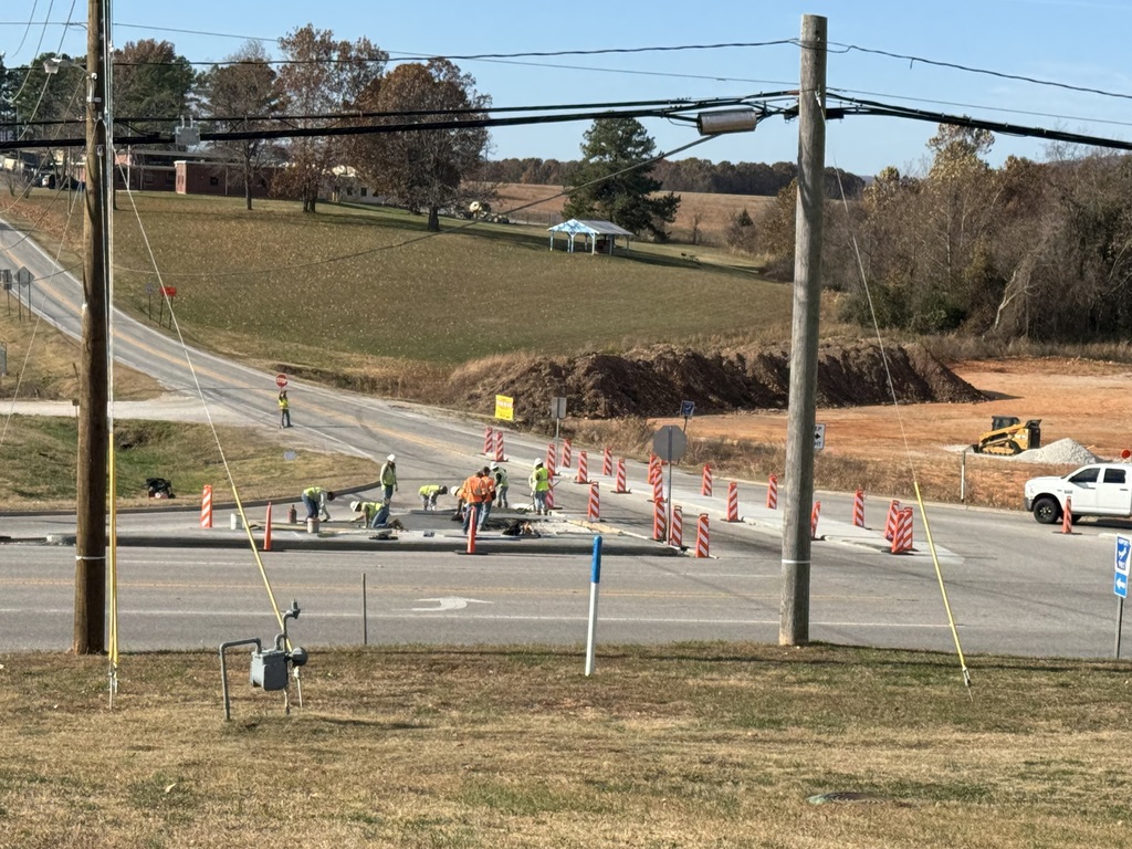 Airport Drive construction
