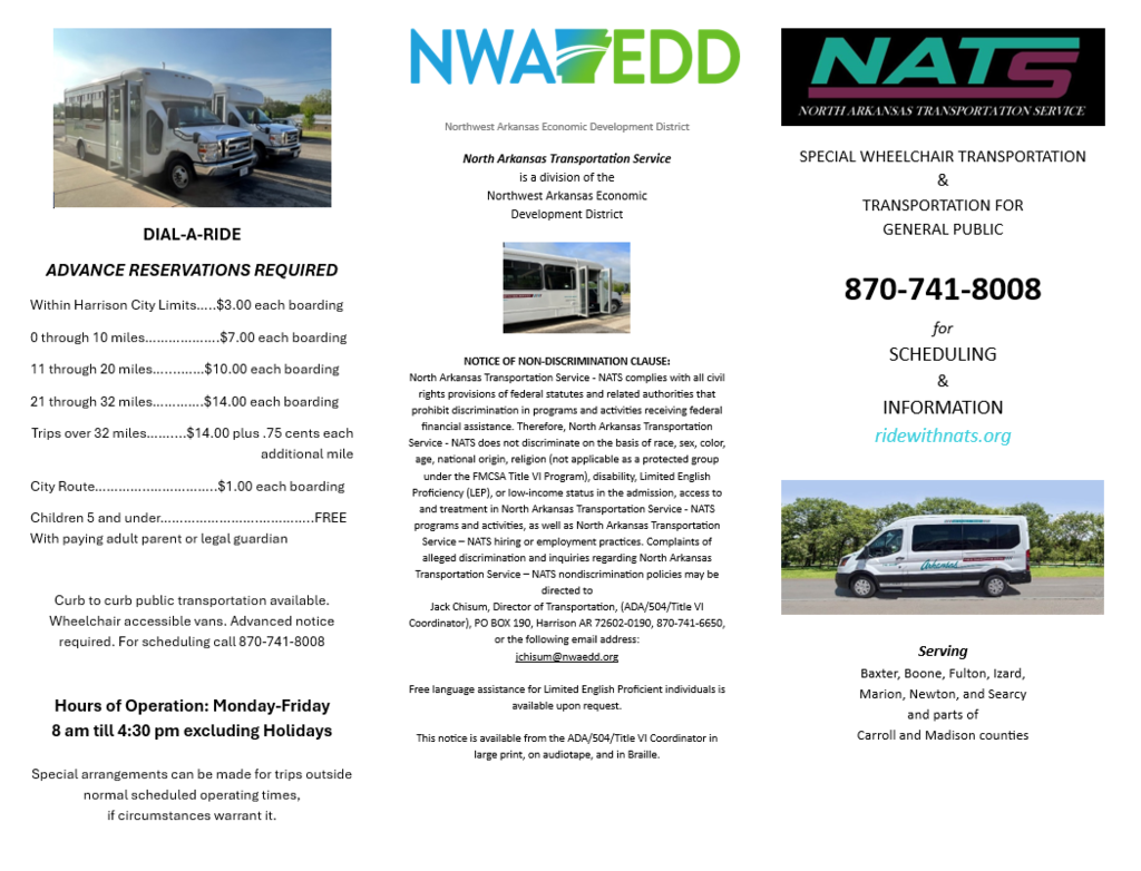 NWAEDD Transportation information