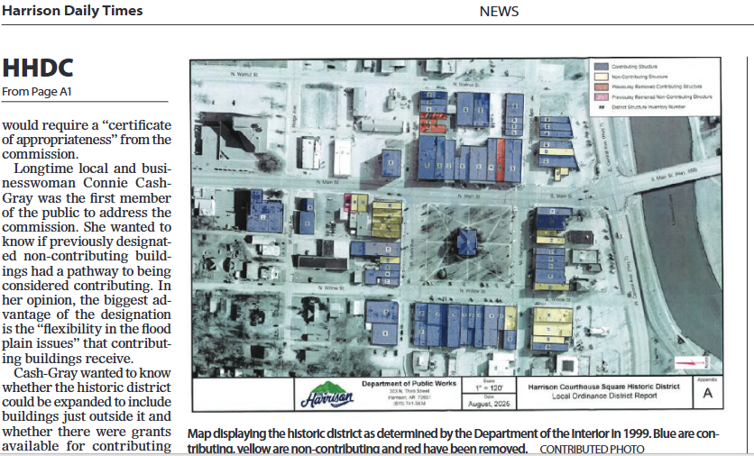 Map of Historic District